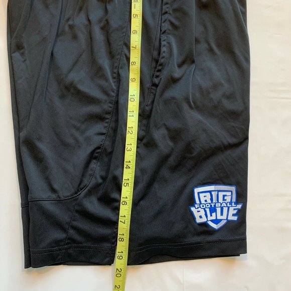 Nike Dri-Fit Athletic Shorts Mens Large Swoosh Elastic Waist Football Black - Picture 11 of 11